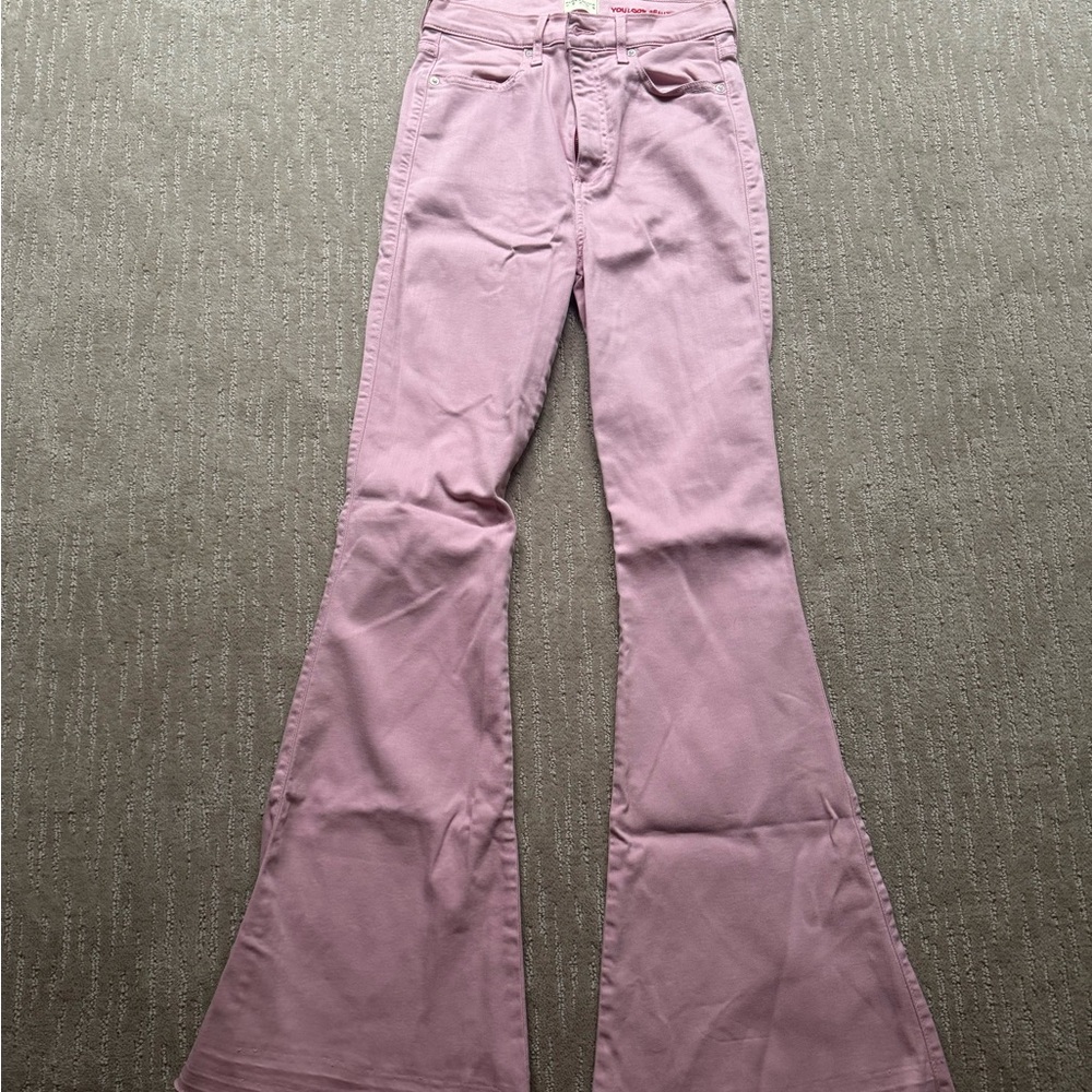 Alice + Olivia Light Pink Jeans